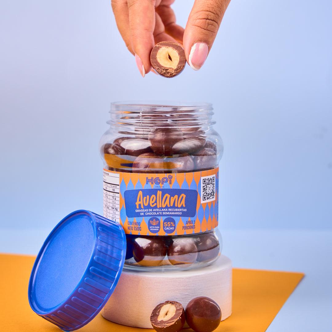 Avellana Recubierta de chocolate Oscuro - NAHU FOODS COMPANY