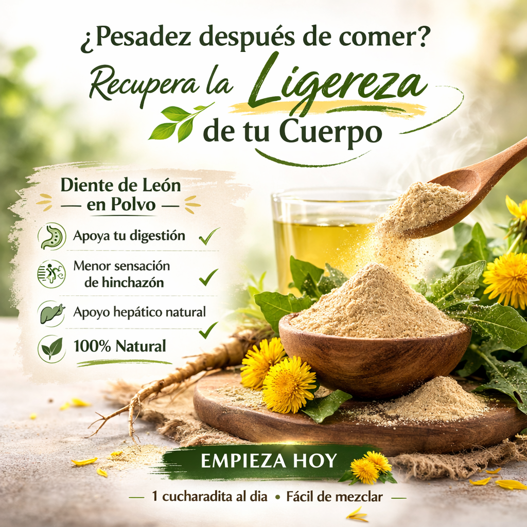 Diente de León en Polvo - Depurativo Natural