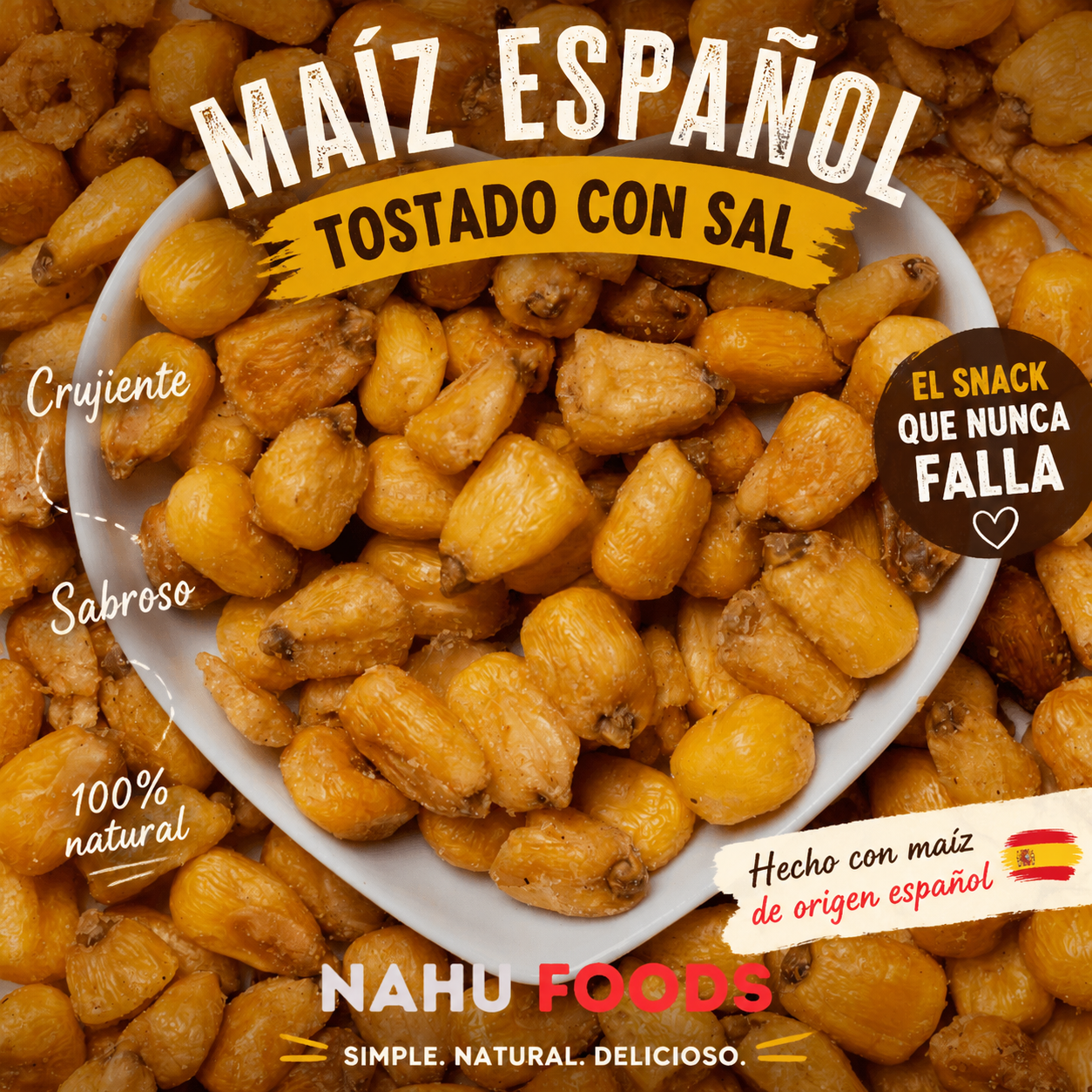 Maíz Español Gourmet Tostado con sal