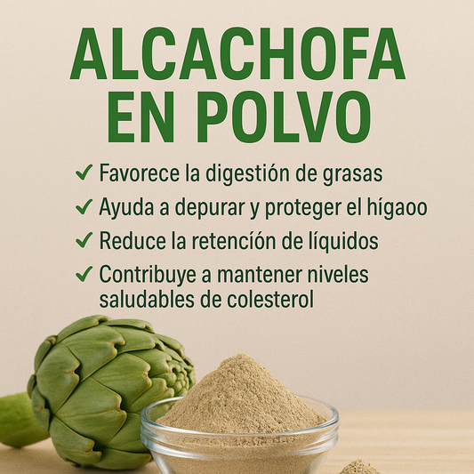 Extracto de Alcachofa en Polvo Premium *250gr- Détox Hepático Natural