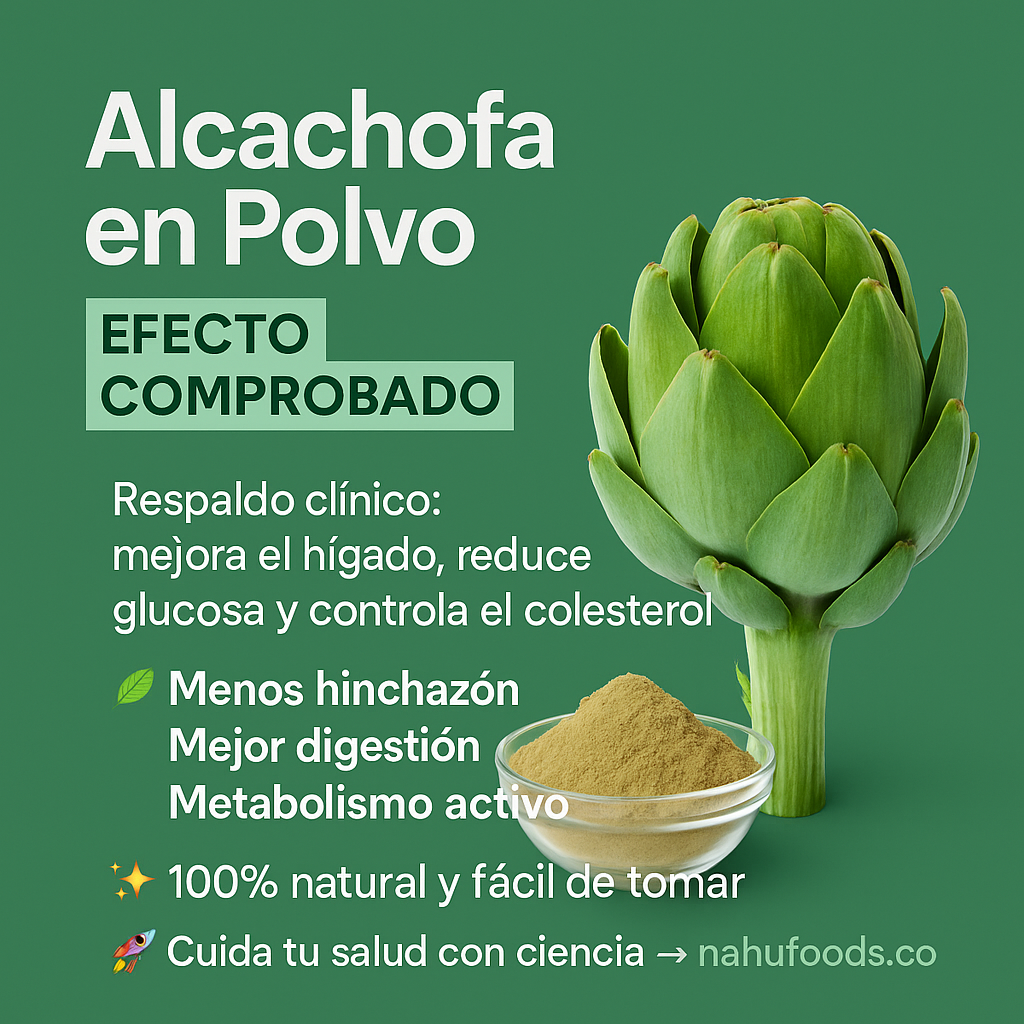 Extracto de Alcachofa en Polvo Premium *250gr- Détox Hepático Natural