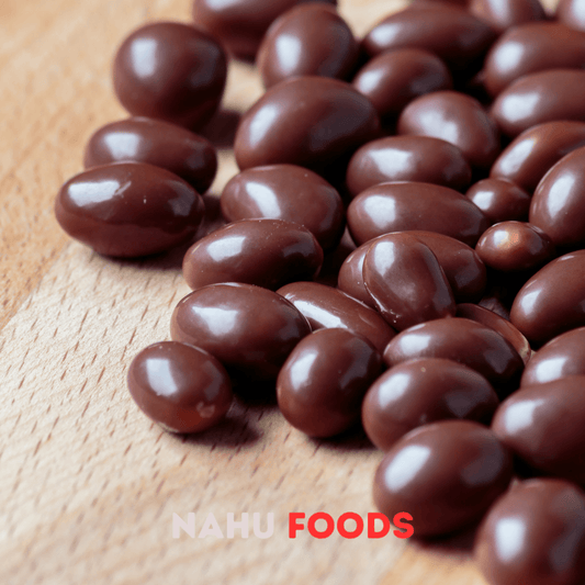 Uvas Pasas de Chocolate Oscuro - NAHU FOODS COMPANY