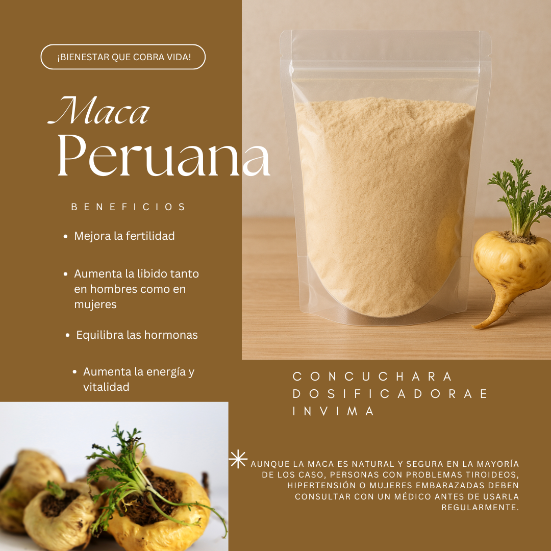 Maca Peruana De Alta Pureza