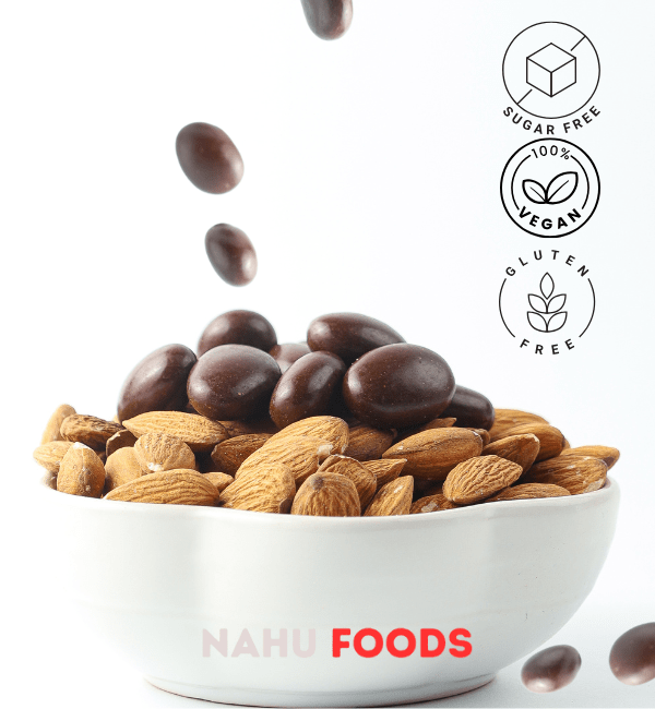 Almendra Recubierta de Chocolate Sin Azúcar - NAHU FOODS COMPANY