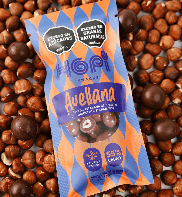 Snack de Avellana Chocolate oscuro - NAHU FOODS COMPANY