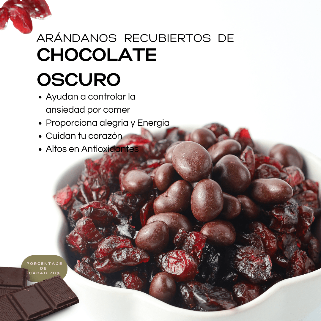 Arándanos de Chocolate Oscuro - NAHU FOODS COMPANY