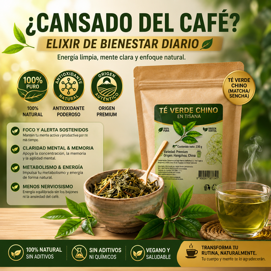Té Verde Chino en Tisana *250g Elixir Natural