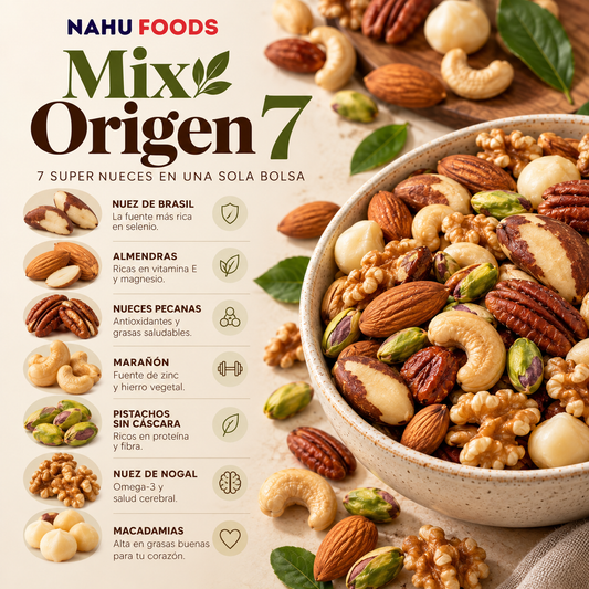 Mix Origen 7 - 500g | Mezcla Gourmet de 7 Supernueces Premium