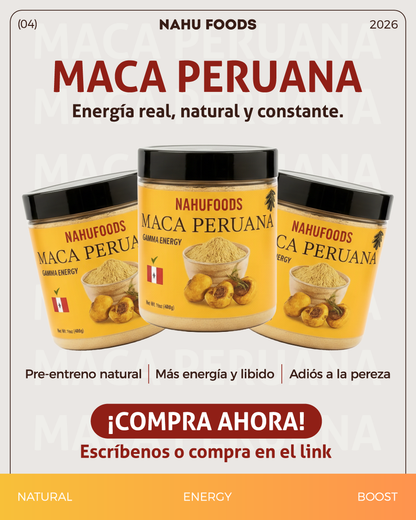 Maca Peruana De Alta Pureza
