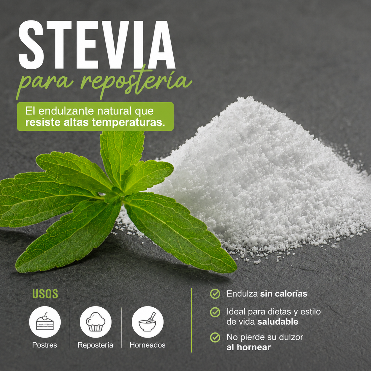 Stevia Para Repostería