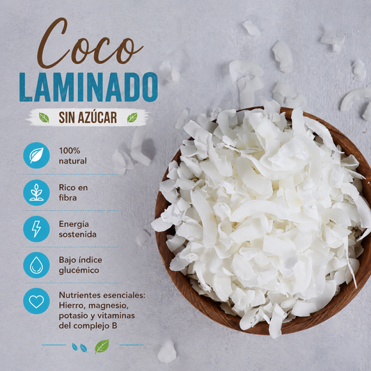 Coco Laminado Sin Azúcar - Bolsa Súper Familiar *3kilos