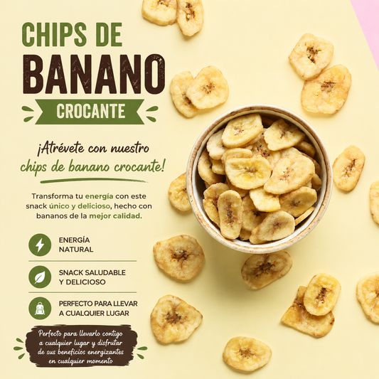 Chips de banano Crocante