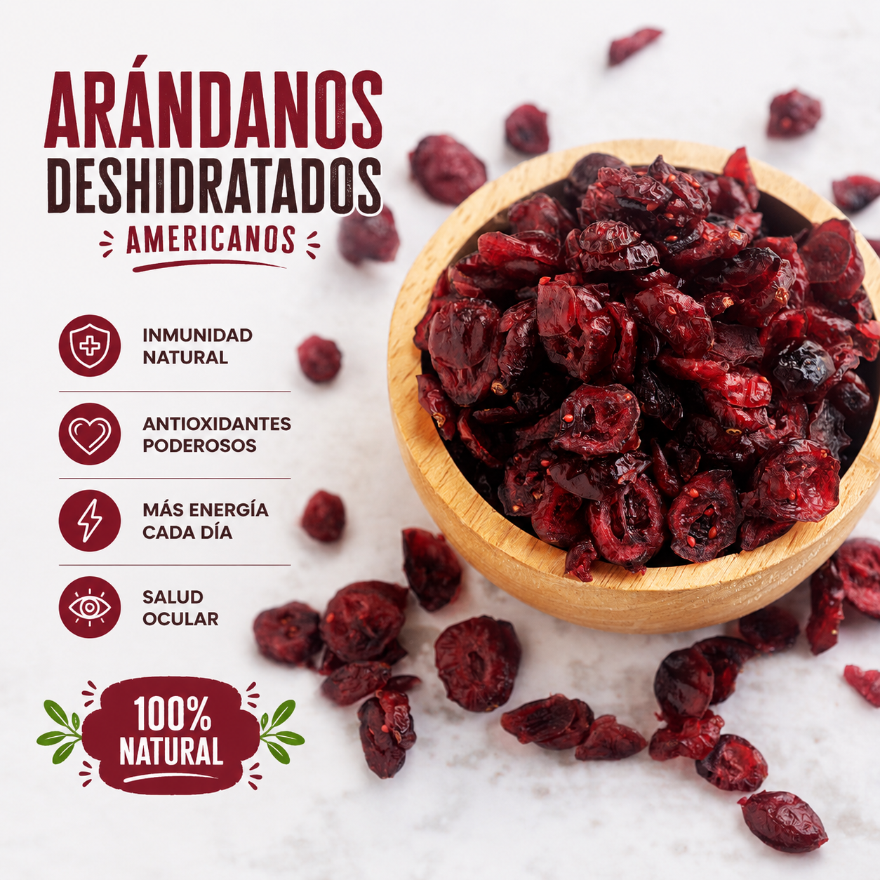 Arándanos  Deshidratados Americanos