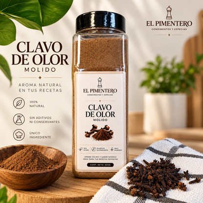 Clavo de Olor Molido Premium – Especia Natural Aromática *500gr