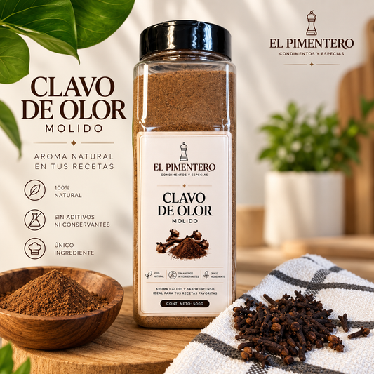 Clavo de Olor Molido Premium – Especia Natural Aromática *500gr