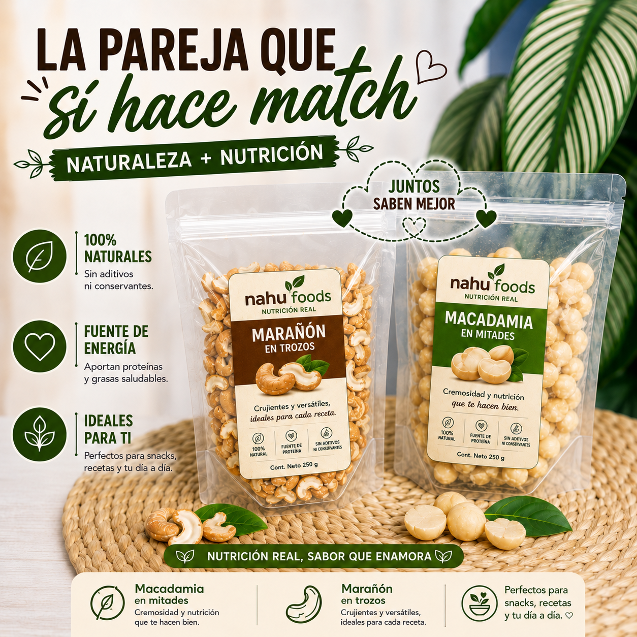 Dúo Nutri Match | Snack Saludable 250g c/u