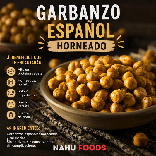 Garbanzo Español Horneado *250g- Snack Saludable y Crujiente
