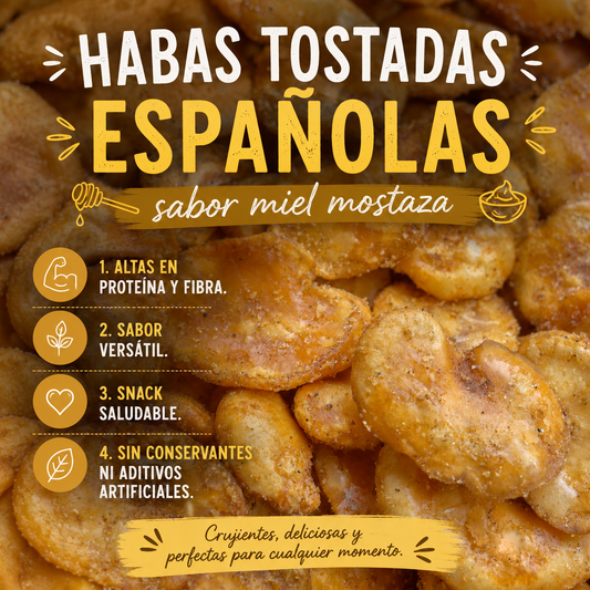 Habas Españolas Gourmet Sabor Miel Mostaza