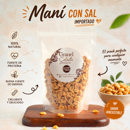 Maní con Sal Importado