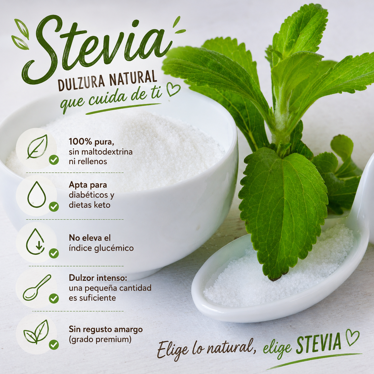 Stevia De Alta pureza
