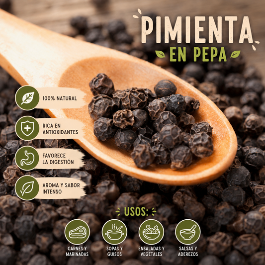 Pimienta Negra En Pepa  Entera-