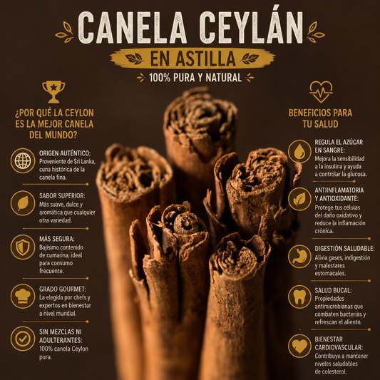 Canela Ceylon en Astillas *250g | Regula el Azúcar y Cuida tu Salud