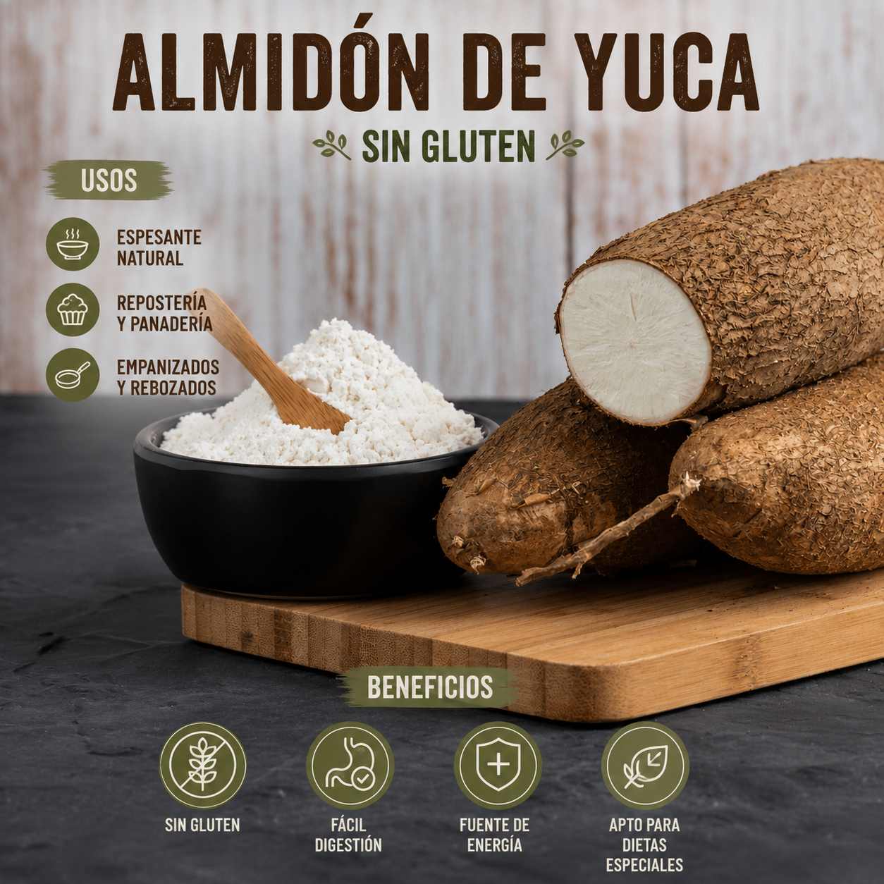 Almidón de Yuca Dulce