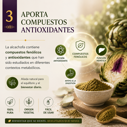 Extracto de Alcachofa en Polvo Premium *250gr- Mejora tu Digestión