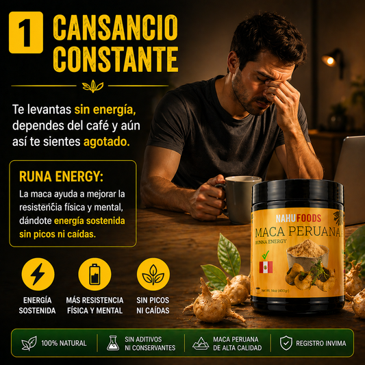 Maca Peruana en Polvo Premium *400gr- Energía y Vitalidad Natural