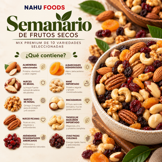 Semanario de Frutos Secos *500g | Mix Premium de 10 Variedades Seleccionadas