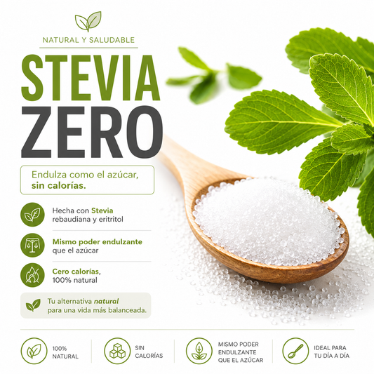 Stevia Zero 250g – Endulzante Natural Sin Calorías