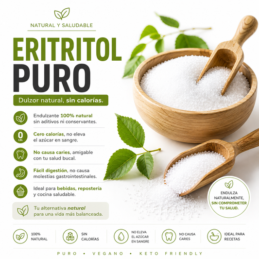 Eritritol 250g – Endulzante Natural Bajo en Calorías