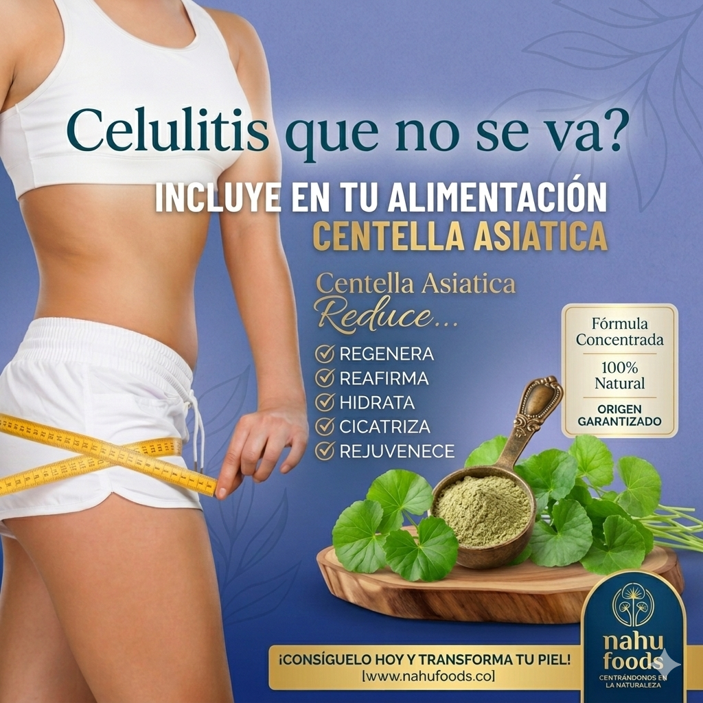 Centella Asiática en Polvo 100% Pura *250g- Regeneración de Piel y Cicatrización