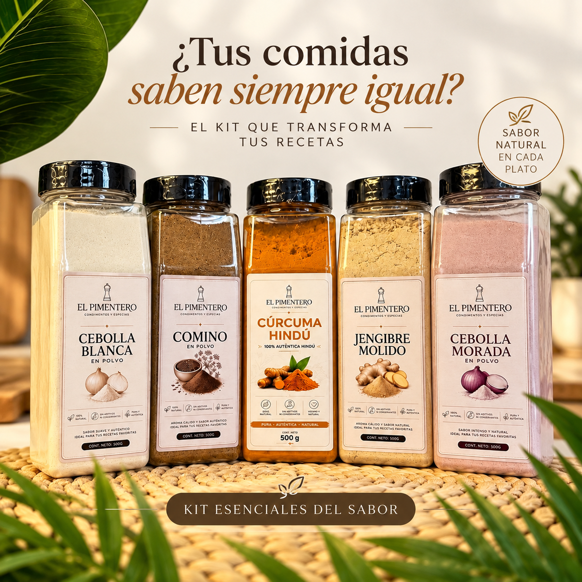 El Pimentero: Kit Esenciales del Sabor