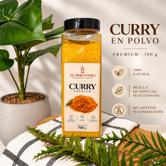 Curry de Alta Pureza- Sin rellenos *700gr