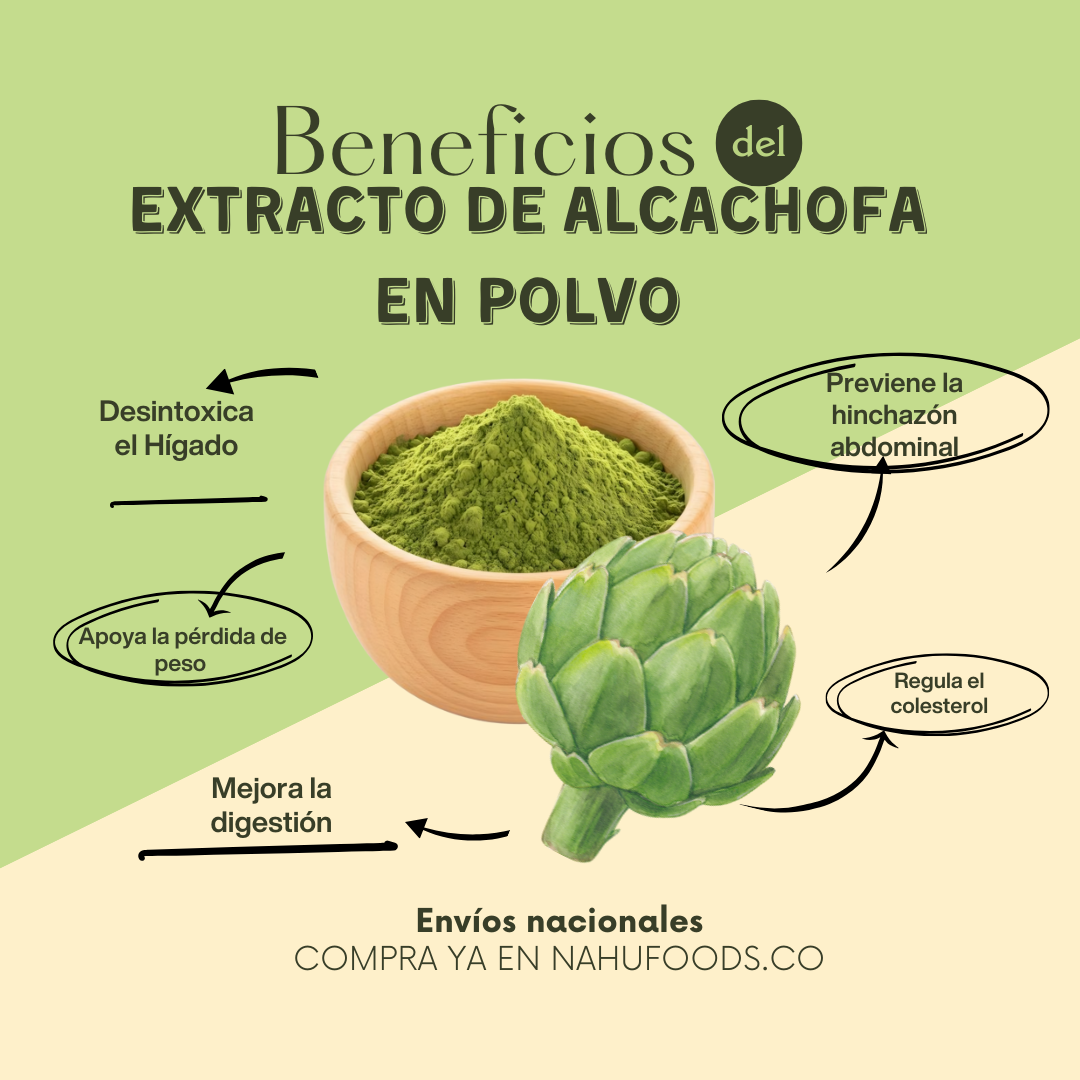 Extracto de Alcachofa en Polvo Premium *250gr- Détox Hepático Natural