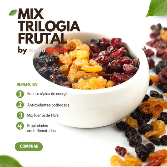 Mix Trilogía Frutal – Snack Deshidratado Natural