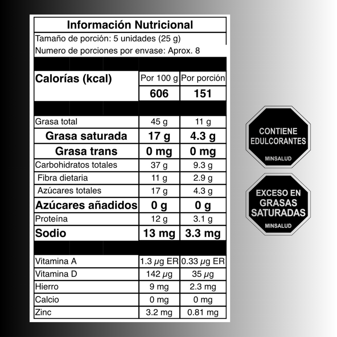 Almendras con Chocolate Oscuro 70% Sin azúcar *200g – Keto - Vegano