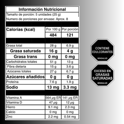 Uchuva de Chocolate Oscuro Sin Azúcar *200g - Keto Colombiano
