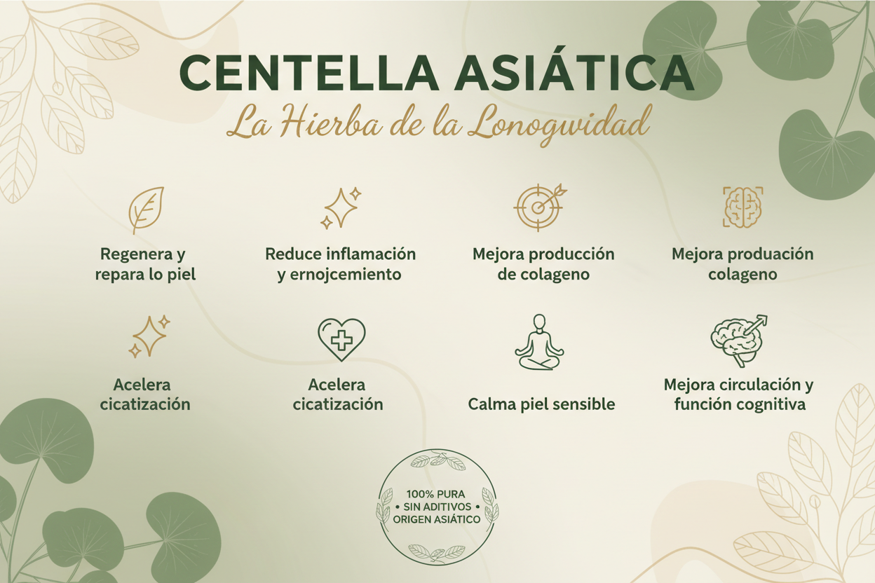 Beneficios de Centella Asiática